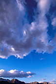 Desert sky near Beatty. Nevada. USA.