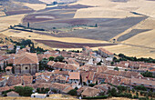 View from the Castle. Atienza. Sierra de Ayllon. Guadalajara province. Castilla-La Mancha. Spain