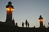 Valencia, Puente del Mar at sunset. Spain