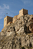 Arabic period castle, XIIth century. Sax. Alicante province. Comunitat Valenciana. Spain.