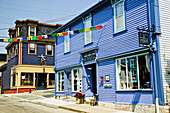 Street scene, buildings, Lunenburg, Canada