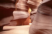 Sandstone formations, Upper Antelope Canyon. Arizona, USA