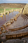 Roman Amphitheater. Roman ruins. Segobriga. Cuenca. Spain