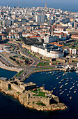 San Anton Castle in A Coruña. Galicia. Spain