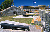Fort of Santa Teresa with old cannons dating 18th century. Uruguay