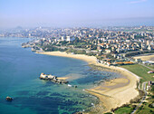 Aerial view of Santander. Cantabria. Spain