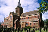 Saint Magnus cathedral. Town of Kirkwall, Mainland. Orkney Islands. Scotland. United Kingdom