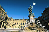 Baroque episcopal Residenz (a World Heritage Site). Würzburg. Germany