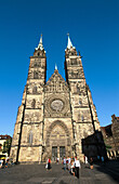 St. Lorenz Church in Nürnberg. Franconia. Baviera, Germany