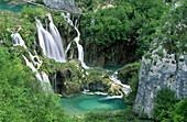 Waterfall. Plitvice Lakes National Park. Croatia