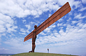 Angel of the North statue. Gateshead, Durham county. England
