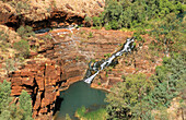 Fortescue Falls. Karijini National Park. Pilbara. Western Australia