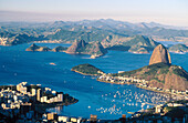 Botafogo bay and Sugarloaf. Rio de Janeiro. Brazil