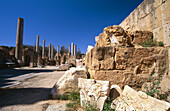 Ruins of Roman major city. Leptis Magna. Libya