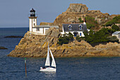 Louet Island near Carantec in Morlaix Bay. Finistère. Brittany. France.