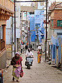 Street in Jodhpur. Rajasthan, India