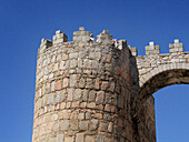 Puerta de San Vicente. Ávila ramparts. Ávila. Spain