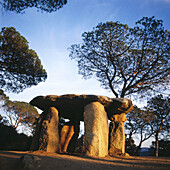 Dolmen of Pedra Gentil. Vallgorguina. Barcelona province. Spain
