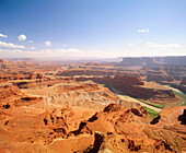 Gooseneck on the Colorado River. Dead Horse State Park in Utah. USA