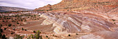 Multicoloured Chinle shale mounds, Paria Canyon Vermilion Cliffs Wilderness. Coconino County, Arizona. USA