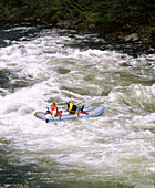 White water rafting on the Lochsa river. Clearwater National Forest. Idaho County. Idaho. USA.