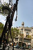 Lluís Domènech i Montaner's Casa Lleo Morera, Passieg de Gracia, Eixample, Barcelona, Katalonien, Spanien