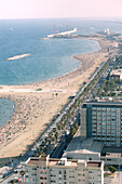 Barceloneta Beaches, Barcelona, Catalonia, Spain