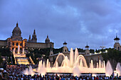 Font Màgica de Montjuic, Barcelona, Katalonien, Spanien