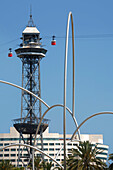 Cablecars, Barcelona, Catalonia, Spain