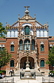 Hospital de la Santa Creu i Sant Pau, Domenech i Montaner, Eixample, Barcelona, Katalonien, Spanien