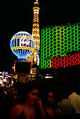 Leuchtreklame vom Hotel Planet Hollywood, Las Vegas, Nevada, USA, Amerika