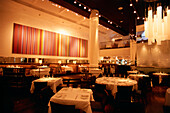 Interior view of Restaurant Spago's in Cesar's Palace, Las Vegas, Nevada, USA, America