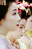 Women in traditional dress. Kyoto. Japan