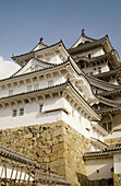 Himeji Castle (built in the 14th century and reconstructed in 1577 and 1964). Himeji, Japan