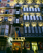 Hotel Duques de Bergara. Bergara street. Catalunya square. Barcelona. Catalonia. Spain.