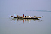 Small fishing boat at Sunderbans. West Bengal. India