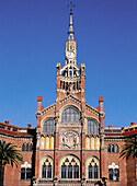 Hospital de Sant Pau (1902-1912 by Lluís Domènech i Montaner). Barcelona. Spain