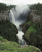 Helmcken Falls in Wells Gray Provintial Park. British Columbia, Canada