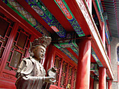 Statue at Dazhongsi ( Big Bell temple ). Beijing. China