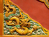 Detail of decoration at Beihai Park. Beijing. China