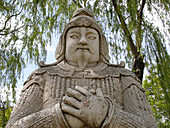 Statue at Ming Tombs complex. Beijing. China