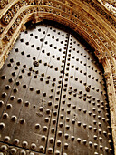Door of the cathedral. Málaga. Spain