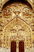 Facade. Main Gate. New cathedral (begun 1513 and completed in the 18th century). Salamanca. Spain