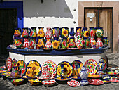 Talavera Pottery.Taxco. Mexico.
