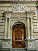 Door. The City Hall. Lucerne. Switzerland
