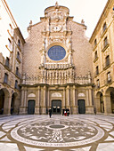 Entrance to the Basilica. Montserrat Monastery. Barcelona. Spain