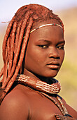 Young himba wife. Kaokoveld. Namibia.