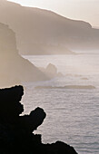 Rock formations, west coast of Tenerife. Canary Islands. Spain.