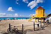 Watch tower at Dover Beach, Barbados, Caribbean