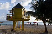 Watch tower at Accra Beach, Rockley, Barbados, Caribbean